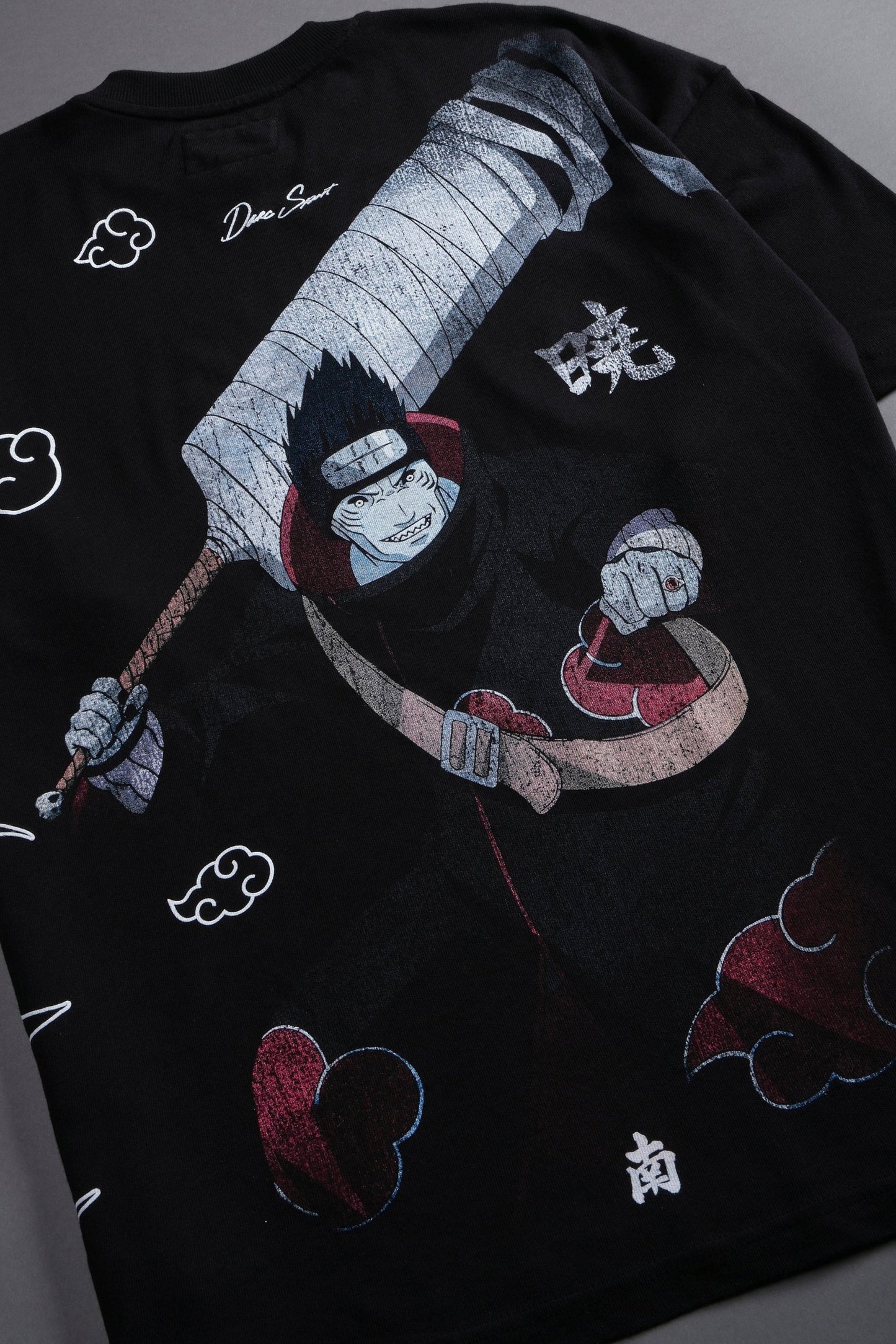 Kisame Akatsuki "Side By Side" Oversized Tee in Black